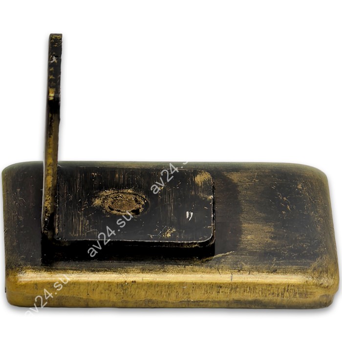 Заглушка торцевая FDPA-501 для опорного профиля 19х13х2, нержавейка/брашированное золото