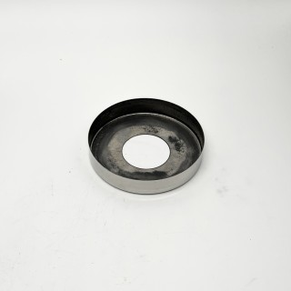 Низ стойки FOP-42.31 большой декоративный, для трубы Ø42.4*100 мм, GRIT 600, нержавейка/полированный