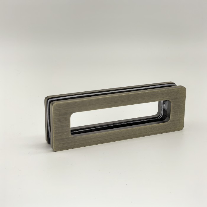 Ручка купе Дриада FDR-112, 155х52 прямоугольная, нержавейка/бронза