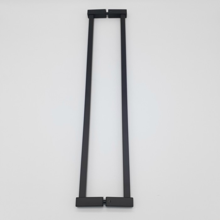 Ручка скоба FDR-95, 15х15х580 мм, нержавейка/черный