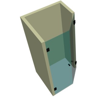 Душевая кабина пятиугольная DK-306