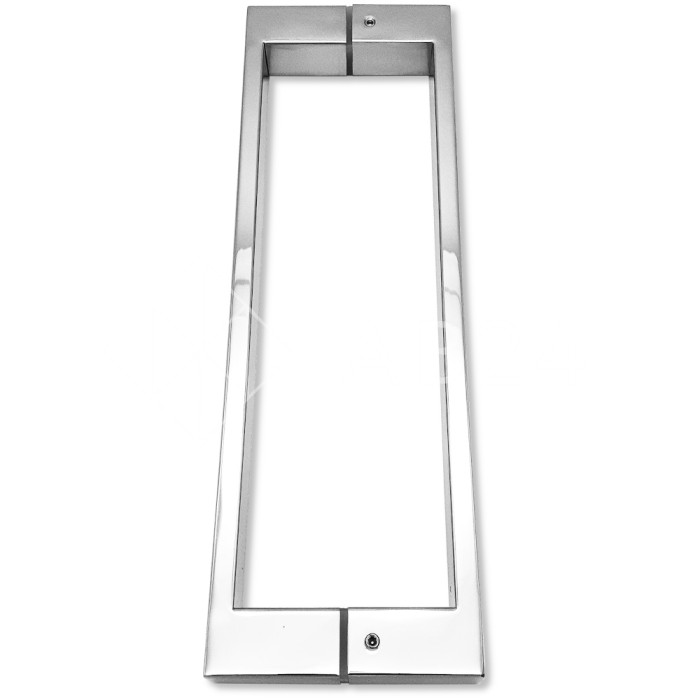 Ручка скоба FDR-88, 25х10х300х1.0 мм, нержавейка/полированный