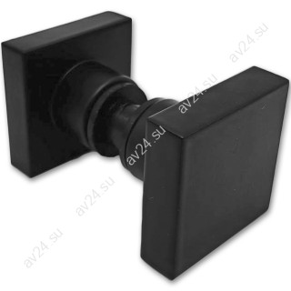 Ручка кноб FDR-30 квадратная, алюминий/черный