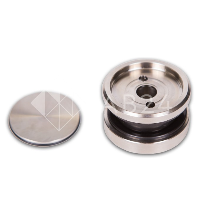 Точечное крепление FKK-29 с крышкой 6 мм без зенковки Ø35 мм для стекла 10 мм, нержавейка/матовый