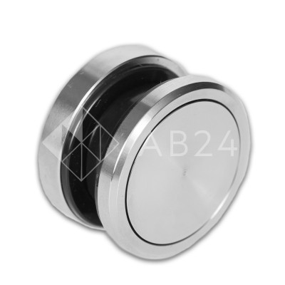 Точечное крепление FKK-29 с крышкой 6 мм без зенковки Ø35 мм для стекла 10 мм, нержавейка/матовый