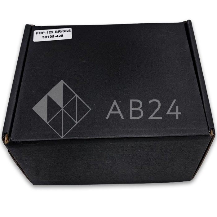 Петля Гера FDP-122 стена-стекло, открывание 90° внутрь, латунь/матовый