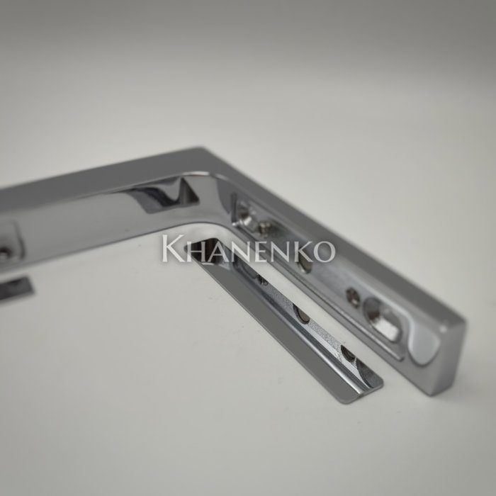 Комплект декоративных крышек FDKA-05 для углового стабилизотора FDK-5, нержавейка/брашированное золото