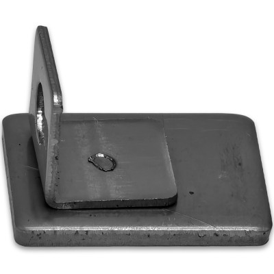 Заглушка торцевая FDPA-501 для опорного профиля 19х13х2, нержавейка/оружейная сталь