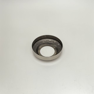 Низ стойки FOP-38.32 фигурный, для трубы Ø38.1*75 мм, GRIT 600, нержавейка/полированный