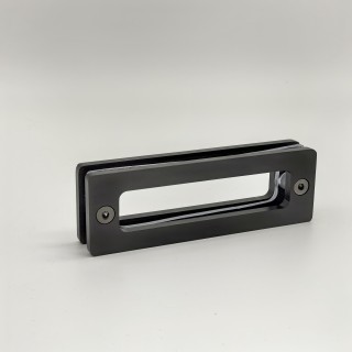 Ручка купе Дриада FDR-112, 155х52 прямоугольная, нержавейка/оружейная сталь