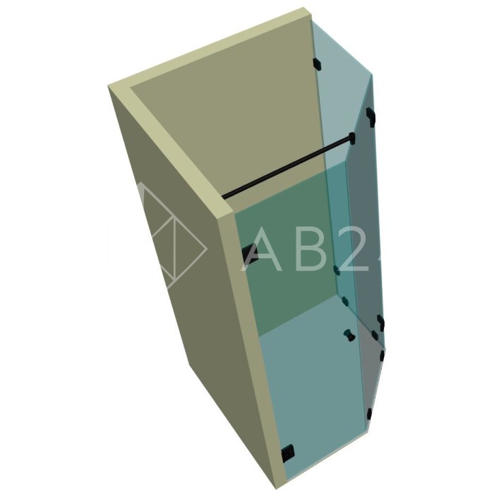 Душевая кабина пятиугольная DK-307К на коннекторах