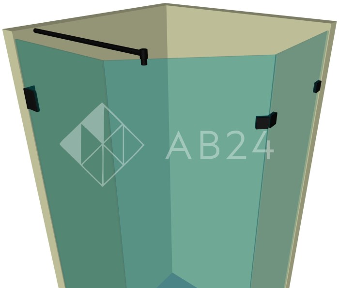 Душевая кабина пятиугольная DK-307К на коннекторах