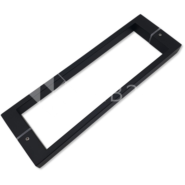 Ручка скоба FDR-88, 25х10х300х1.0 мм, нержавейка/черный