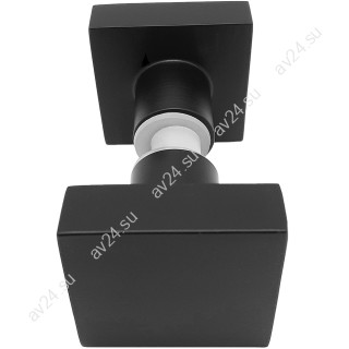 Ручка кноб FDR-31 квадратная, алюминий/черный