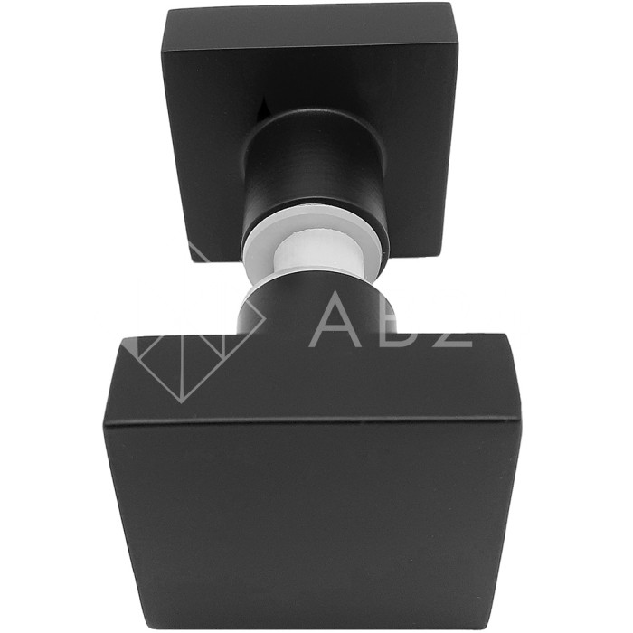 Ручка кноб FDR-31 квадратная, алюминий/черный