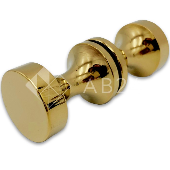 Ручка кноб FDR-61, нержавейка/золото