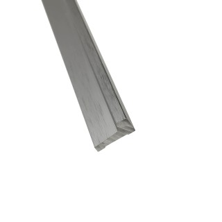 Порог алюминиевый FDPA-43.15 для душевой 1.5 м, алюминий/матовый