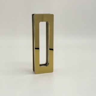 Ручка купе Дриада FDR-112, 155х52 прямоугольная, нержавейка/золото