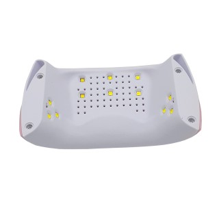 Лампа УФ настольная светодиодная 36 Вт, цвет розовый