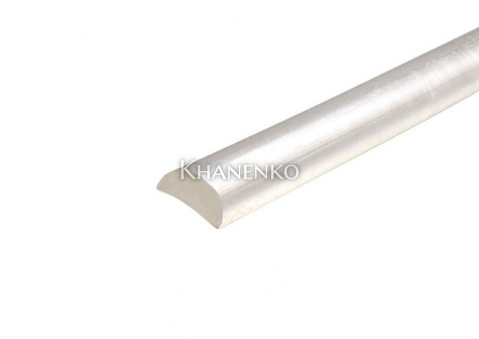 Порог пластиковый для душевой 10х5 мм 1 м Прозрачный FDPP-10.1 PVC/CL