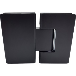 Петля FDP-12-DEF с дефектом Альфа α стекло-стекло 180°, нержавейка/черный