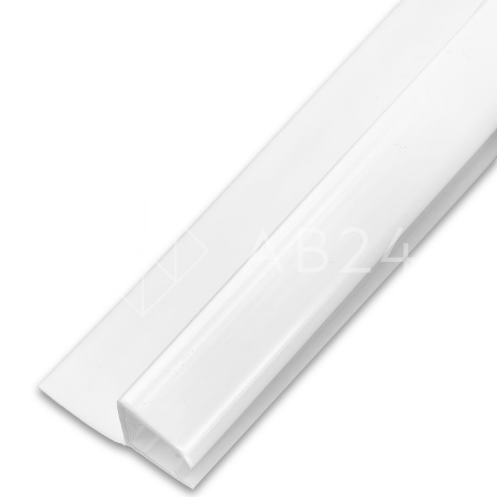 Уплотнитель ПРЕМИУМ Ц-образный белый 2.5 м, ус 16 мм под стекло 8 мм FDPP-415.8