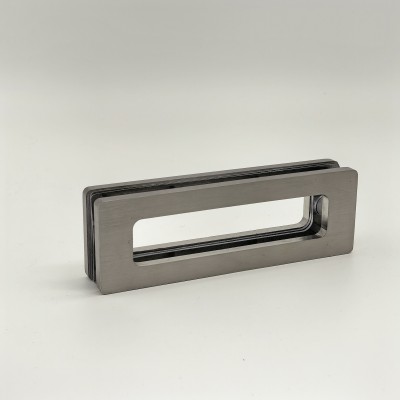 Ручка купе Дриада FDR-112, 155х52 прямоугольная, нержавейка/матовый