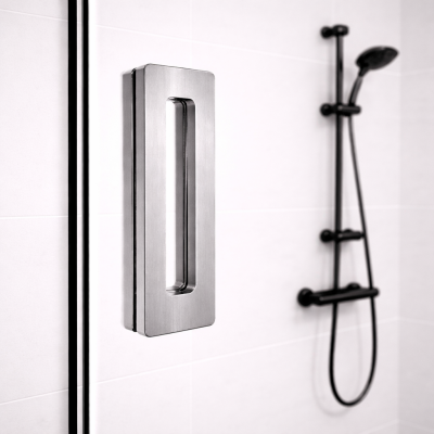 Ручка купе Дриада FDR-112, 155х52 прямоугольная, нержавейка/матовый