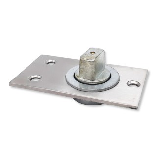 Нижний шарнир, FKF-25 нержавейка/матовый