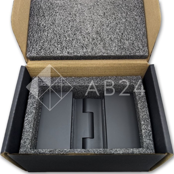 Петля Майя FDP-173 стекло-стекло 135°, латунь/черный