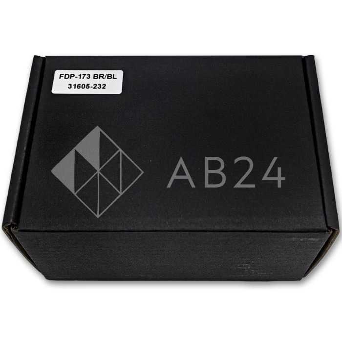 Петля Майя FDP-173 стекло-стекло 135°, латунь/черный