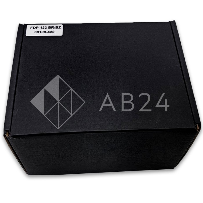 Петля Гера FDP-122 стена-стекло, открывание 90° внутрь, латунь/бронза