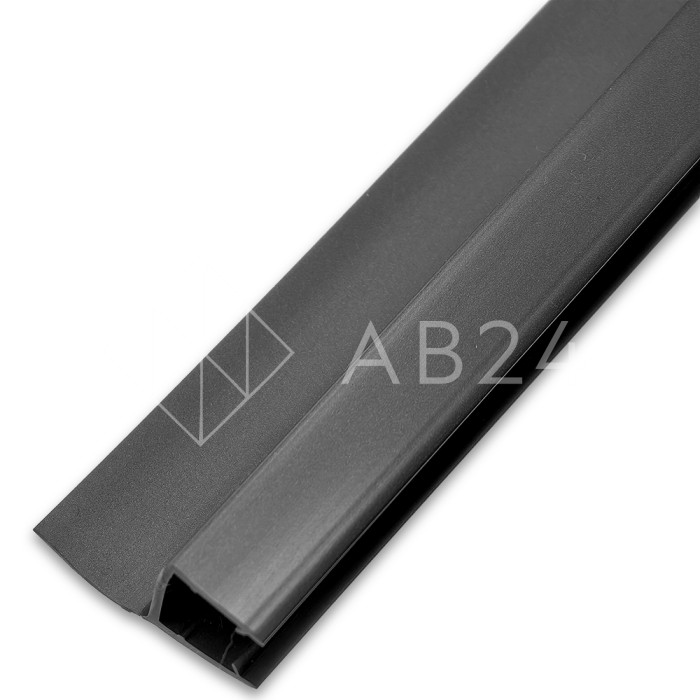 Уплотнитель ПРЕМИУМ Ц-образный серый 2.5 м, ус 16 мм под стекло 8 мм FDPP-415.8