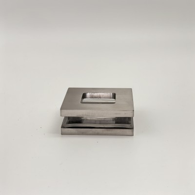 Ручка купе Дриада FDR-110, 77х77 квадратная, нержавейка/матовый