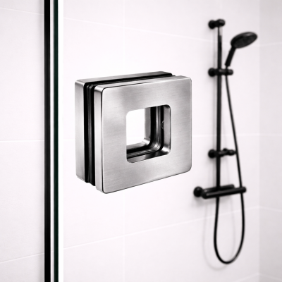 Ручка купе Дриада FDR-110, 77х77 квадратная, нержавейка/матовый