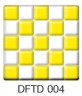 Фьюзинг квадрат DFTD 004 бело-желтого цвета, 4 см