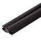 Уплотнитель магнитный ПРЕМИУМ регулируемый черный 2.2 м под стекло 8 мм FDPP-504.8