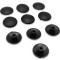 Комплект декоративных заглушек FDA-95 на винты-10шт, ПВХ/черный