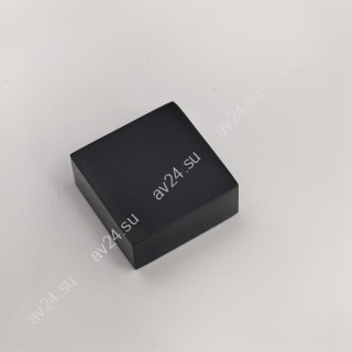 Заглушка квадратная FDRA-03 для ручки скобы 24х24 мм, нержавейка/черный