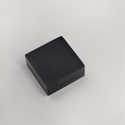 Заглушка квадратная FDRA-03 для ручки скобы 24х24 мм, нержавейка/черный