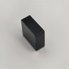 Заглушка квадратная FDRA-03 для ручки скобы 24х24 мм, нержавейка/черный