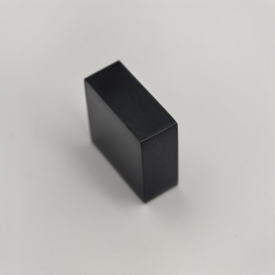 Заглушка квадратная FDRA-03 для ручки скобы 24х24 мм, нержавейка/черный