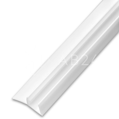 Уплотнитель ПРЕМИУМ F-образный белый 2.5 м, ус 16 мм. под стекло 8 мм FDPP-417.8