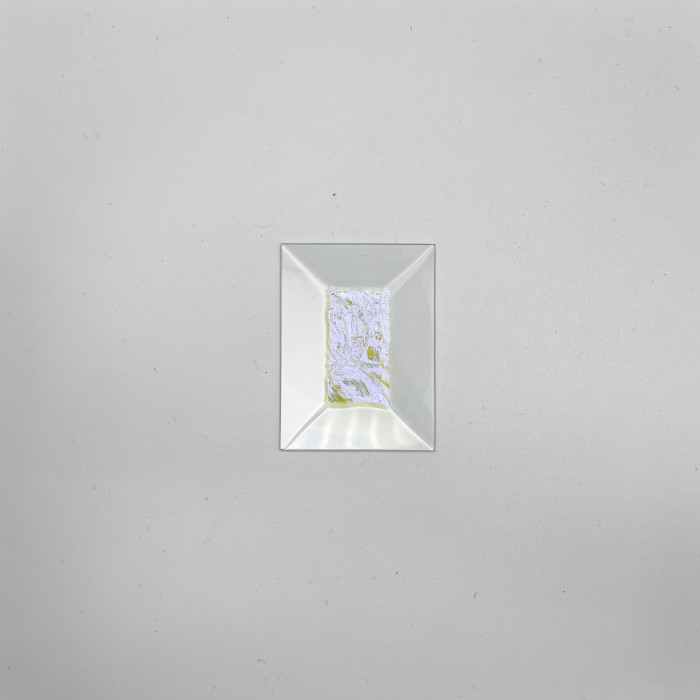 Бевелс AV220 дихроичный прямоугольник 51 х 38 мм желтый мороз