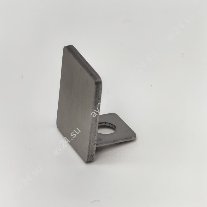 Заглушка торцевая FDPA-601 для опорного профиля 19х15х2, нержавейка/оружейная сталь