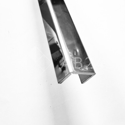 Поручень FOP-210, 16.8x13 под стекло 12 мм длина 4 м, нержавейка/полированный