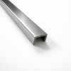 Поручень FOP-210, 16.8x13 под стекло 12 мм длина 4 м, нержавейка/полированный