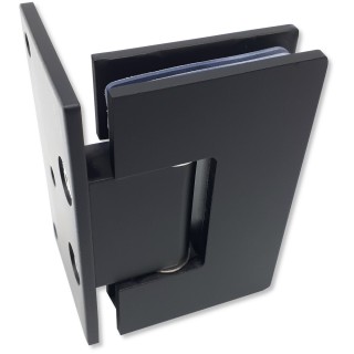 Петля FDP-10E-DEF с дефектом Альфа α стена-стекло с бок. креплением, нержавейка/черный