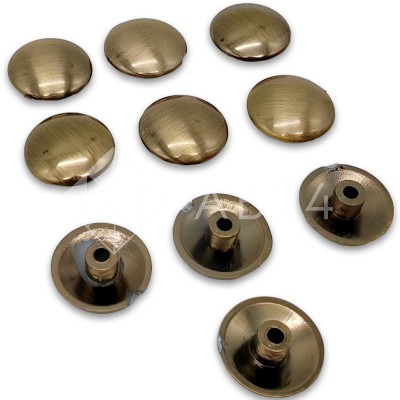 Комплект декоративных заглушек FDA-95 на винты-10шт, ПВХ/бронза