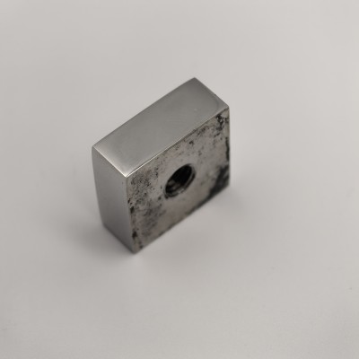 Заглушка квадратная FDRA-03 для ручки скобы 24х24 мм, нержавейка/полированный